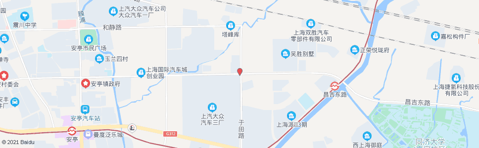 上海昌吉路于田路_公交站地图_上海公交_妙搜公交查询2024