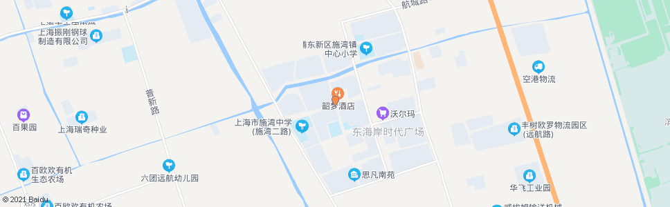 上海施湾三路施新路_公交站地图_上海公交_妙搜公交查询2024