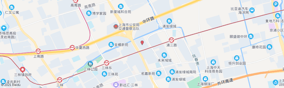 上海明丰翠湖园_公交站地图_上海公交_妙搜公交查询2024