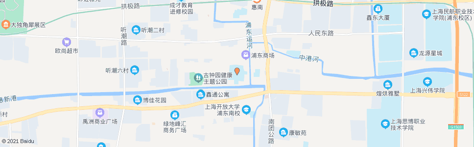 上海南汇第一中学_公交站地图_上海公交_妙搜公交查询2024