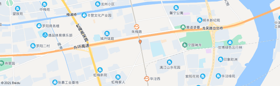 上海老沪闵路朱梅路_公交站地图_上海公交_妙搜公交查询2024