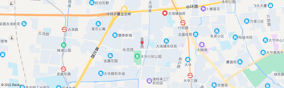 上海真华路华灵路_公交站地图_上海公交_妙搜公交查询2024