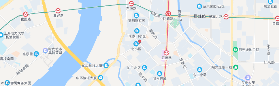 上海莱阳路五莲路_公交站地图_上海公交_妙搜公交查询2024
