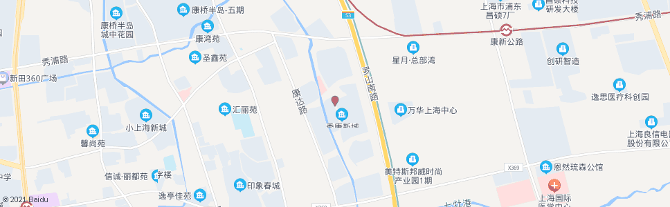 上海康弘路康丽路_公交站地图_上海公交_妙搜公交查询2024