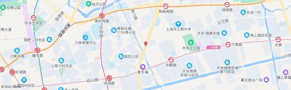 上海北艾路杨高南路(招呼站)_公交站地图_上海公交_妙搜公交查询2024