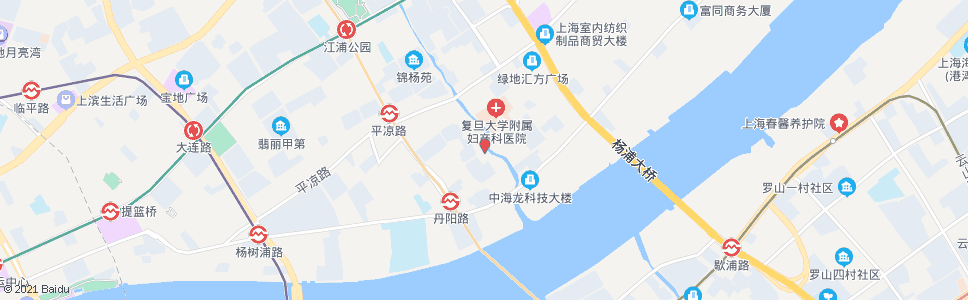 上海兰州路丹阳路_公交站地图_上海公交_妙搜公交查询2024
