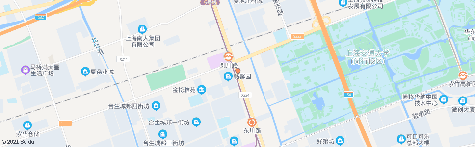 上海剑川路沪闵路_公交站地图_上海公交_妙搜公交查询2024