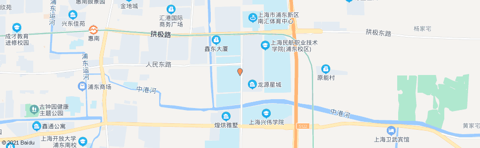 上海南汇大学城_公交站地图_上海公交_妙搜公交查询2024