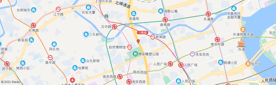 上海成都北路新闸路_公交站地图_上海公交_妙搜公交查询2024