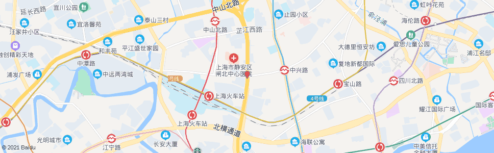 上海共和新路中兴路_公交站地图_上海公交_妙搜公交查询2024