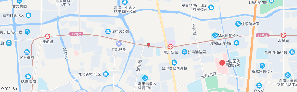 上海盈港路青安路_公交站地图_上海公交_妙搜公交查询2024