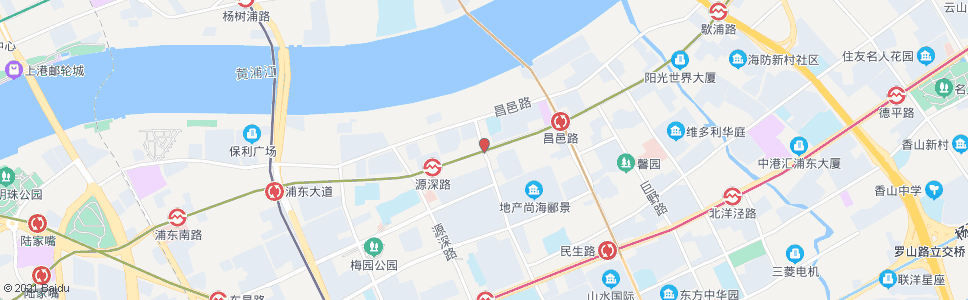 上海浦东大道桃林路_公交站地图_上海公交_妙搜公交查询2024