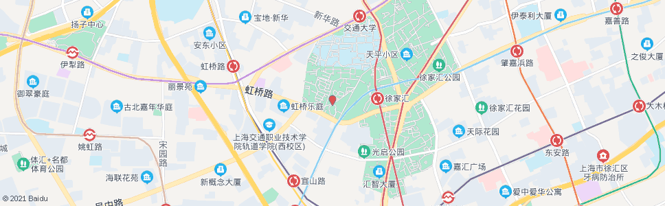 上海广元西路虹桥路_公交站地图_上海公交_妙搜公交查询2024