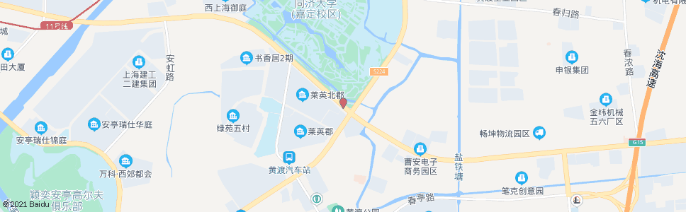 上海曹安公路嘉松北路_公交站地图_上海公交_妙搜公交查询2025