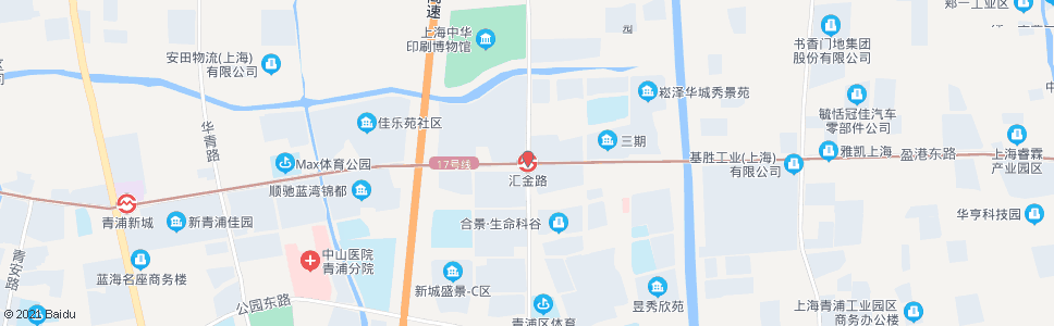 上海公园路汇金路_公交站地图_上海公交_妙搜公交查询2024