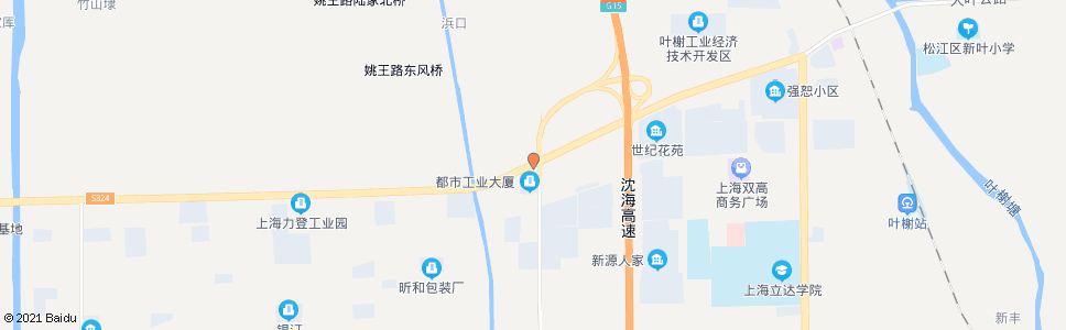 上海叶新公路(招呼站)_公交站地图_上海公交_妙搜公交查询2024