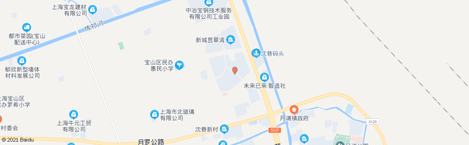 上海申浦路月富路_公交站地图_上海公交_妙搜公交查询2024