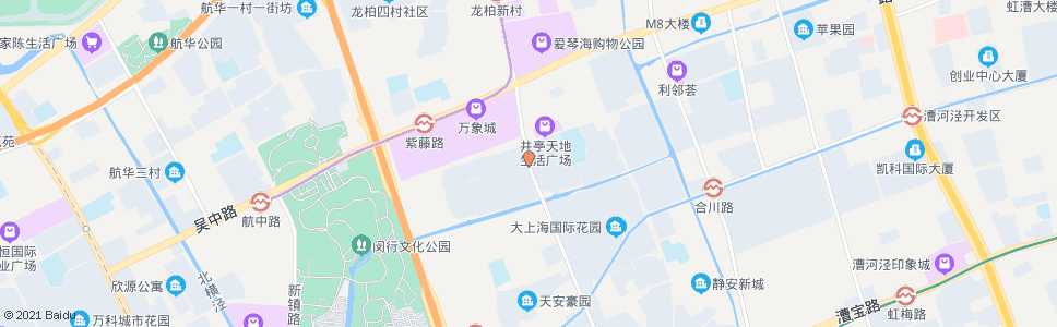 上海虹莘路虹泉路_公交站地图_上海公交_妙搜公交查询2024