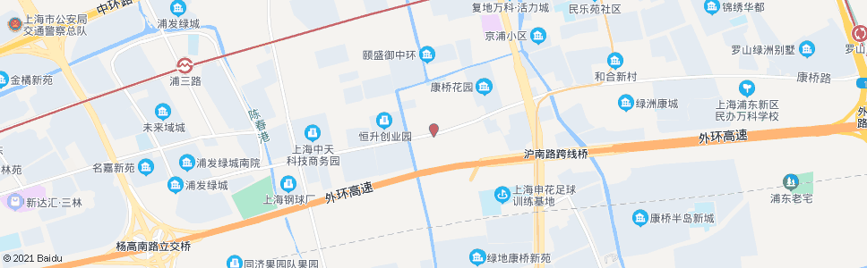 上海康桥路康安路_公交站地图_上海公交_妙搜公交查询2024