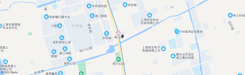 上海浦星公路陈行公路_公交站地图_上海公交_妙搜公交查询2024