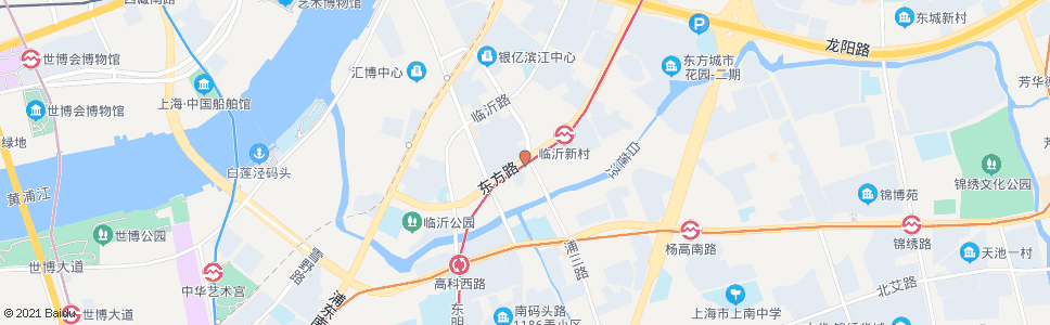 上海浦三路东方路_公交站地图_上海公交_妙搜公交查询2024