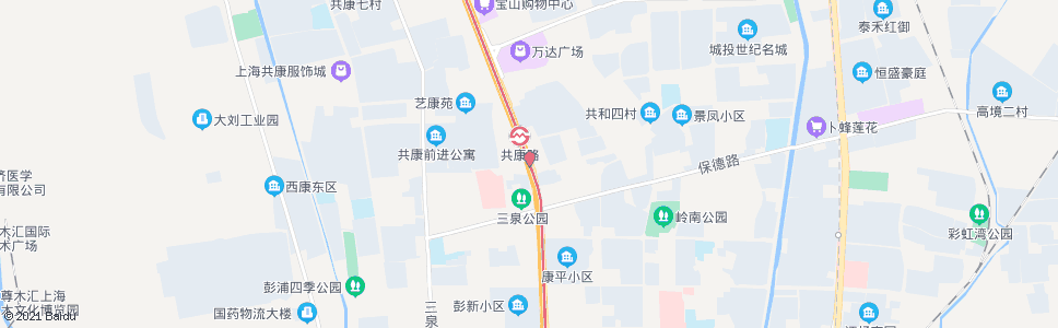 上海共和新路保德路_公交站地图_上海公交_妙搜公交查询2024