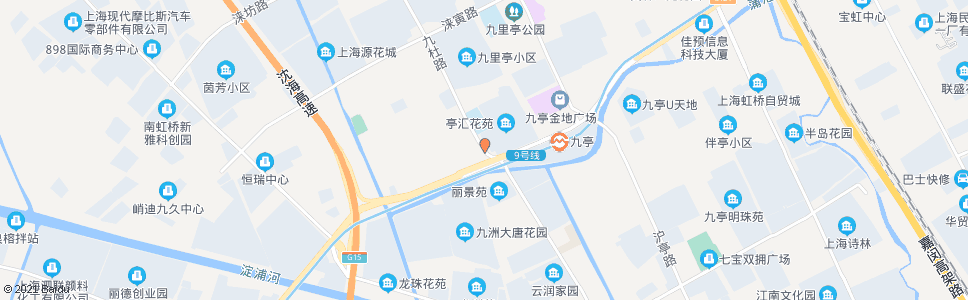 上海沪松公路九杜路_公交站地图_上海公交_妙搜公交查询2024