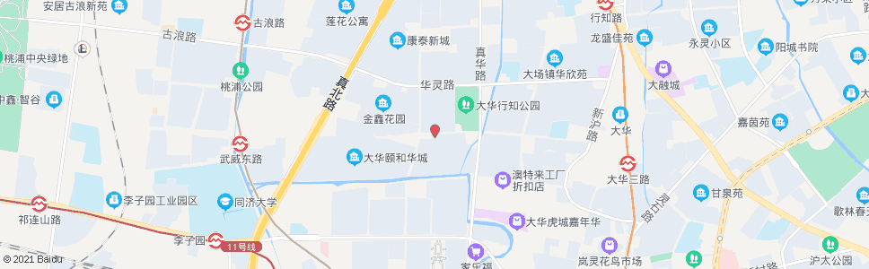 上海武威东路真金路(大华新村)_公交站地图_上海公交_妙搜公交查询2024