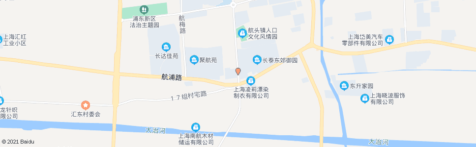 上海航鹤路闸航公路_公交站地图_上海公交_妙搜公交查询2024