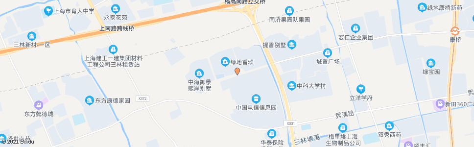 上海秀沿西路康颂路_公交站地图_上海公交_妙搜公交查询2024