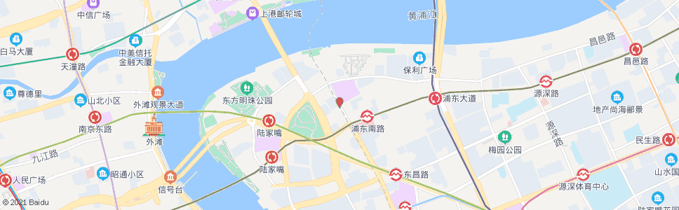 上海浦东南路东城路_公交站地图_上海公交_妙搜公交查询2024