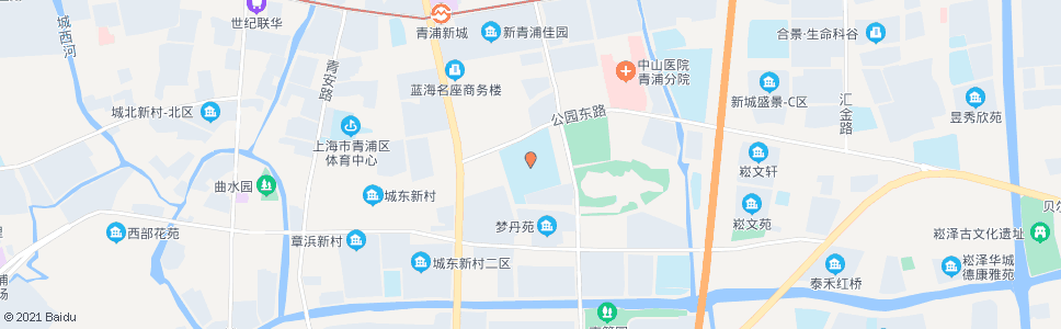 上海公园东路华青路(工商信息学校)_公交站地图_上海公交_妙搜公交查询2024