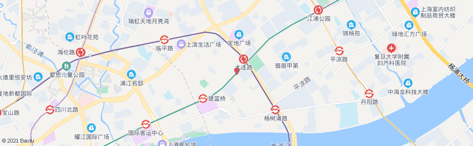 上海保定路长阳路_公交站地图_上海公交_妙搜公交查询2024