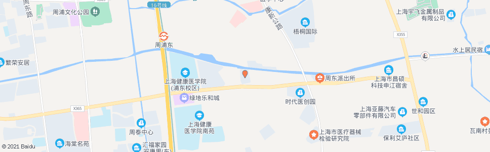 上海周祝公路(上海医学园区)_公交站地图_上海公交_妙搜公交查询2024