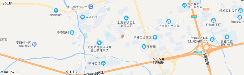 上海亭升路南亭公路_公交站地图_上海公交_妙搜公交查询2024