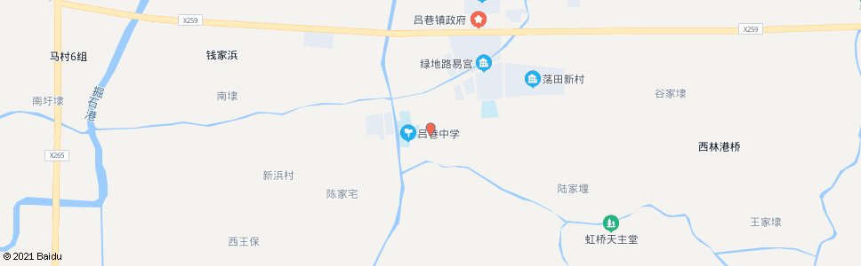 上海吕巷(金张公路田阳路)_公交站地图_上海公交_妙搜公交查询2024