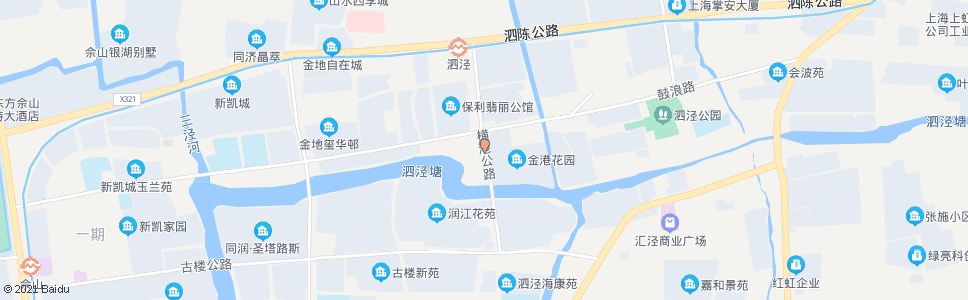 上海横港公路泗凤公路_公交站地图_上海公交_妙搜公交查询2024