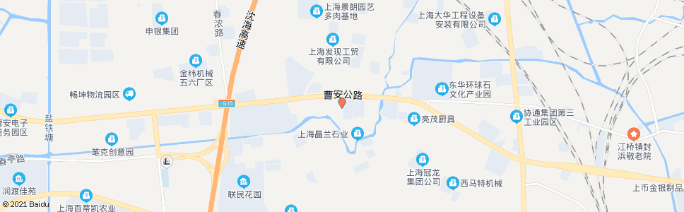 上海曹联路曹安公路_公交站地图_上海公交_妙搜公交查询2024