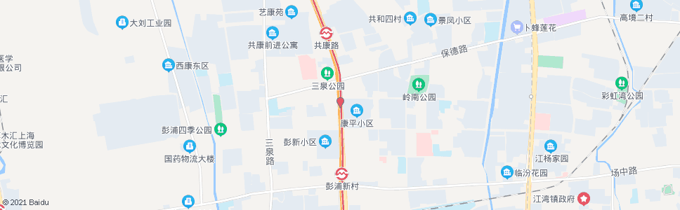 上海汾西路共和新路_公交站地图_上海公交_妙搜公交查询2024