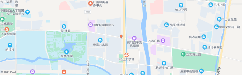 上海广富林路嘉松公路_公交站地图_上海公交_妙搜公交查询2025