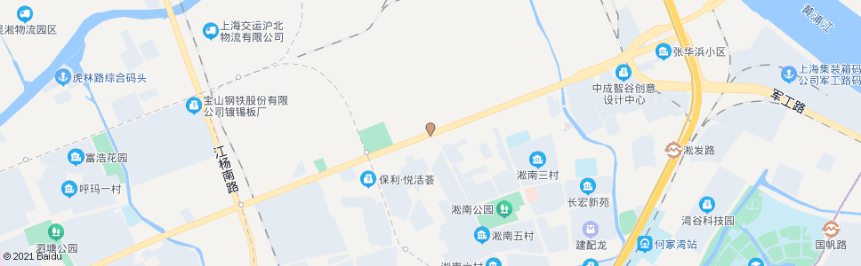 上海长江西路长江南路_公交站地图_上海公交_妙搜公交查询2024