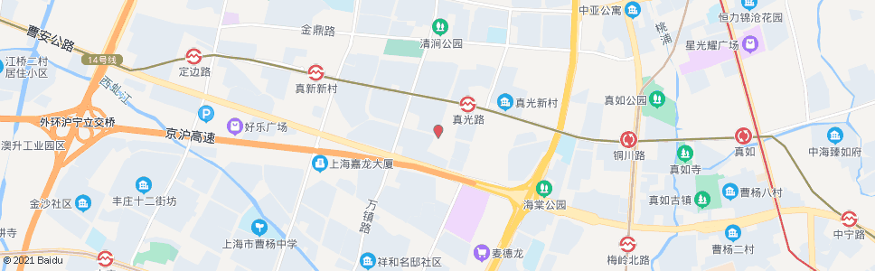 上海高陵路金汤路_公交站地图_上海公交_妙搜公交查询2024