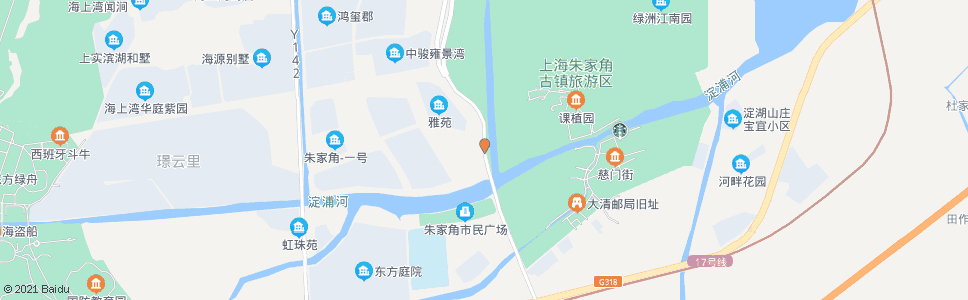 上海珠溪路沙淀中路_公交站地图_上海公交_妙搜公交查询2024