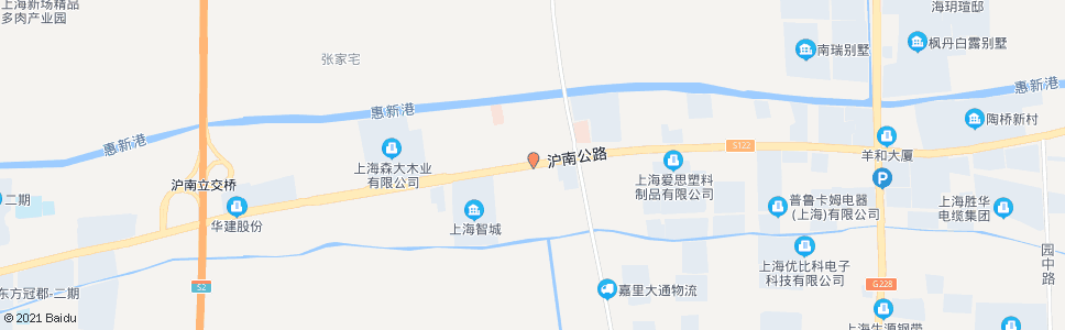 上海沪南公路张家桥_公交站地图_上海公交_妙搜公交查询2024