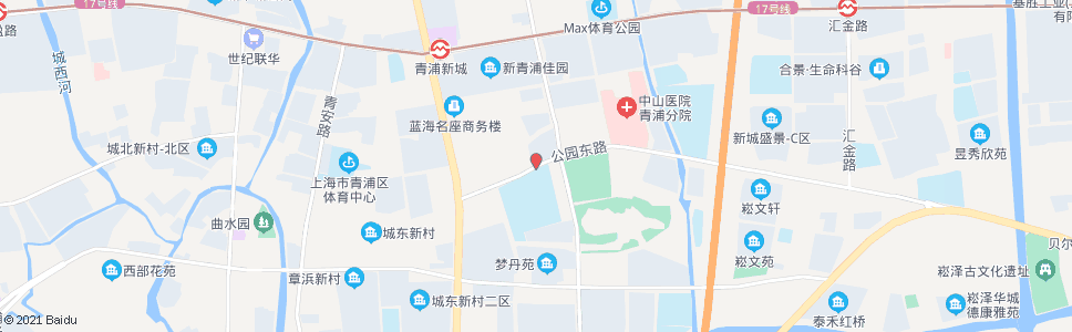 上海公园路华青路_公交站地图_上海公交_妙搜公交查询2024
