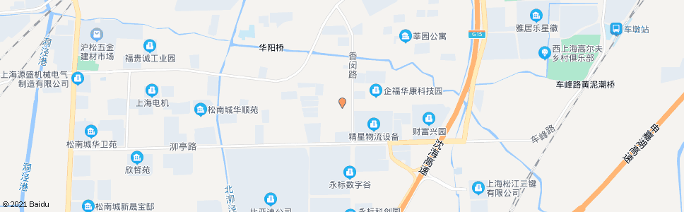 上海香亭路香闵路_公交站地图_上海公交_妙搜公交查询2024