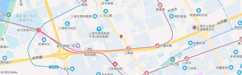上海杨南路上南路_公交站地图_上海公交_妙搜公交查询2024
