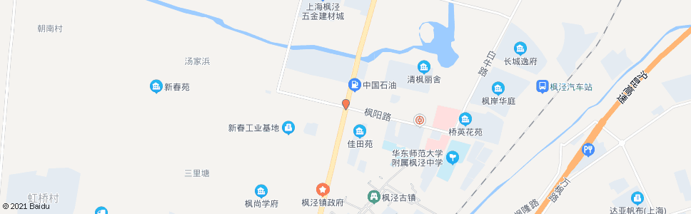 上海朱枫公路枫阳路_公交站地图_上海公交_妙搜公交查询2024