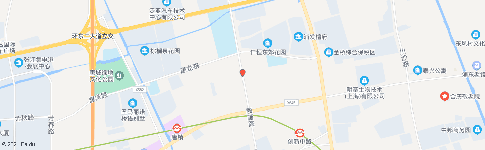 上海顾唐路唐龙路_公交站地图_上海公交_妙搜公交查询2024