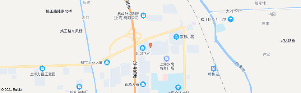 上海张星路叶校路_公交站地图_上海公交_妙搜公交查询2024